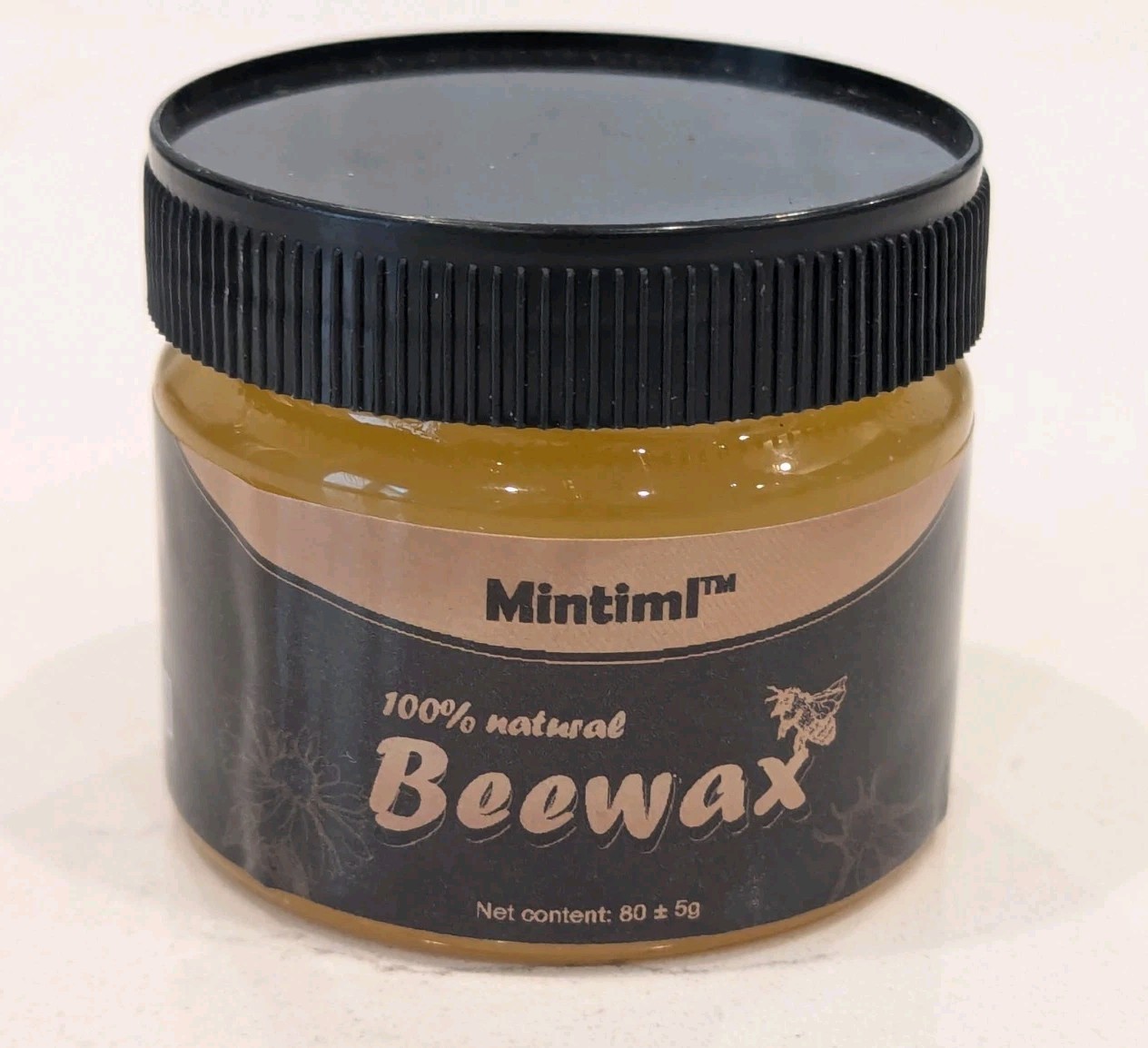Mintiml Natural Beewax Beeswax Furniture Polish Wood Conditioner 80g Care Balm