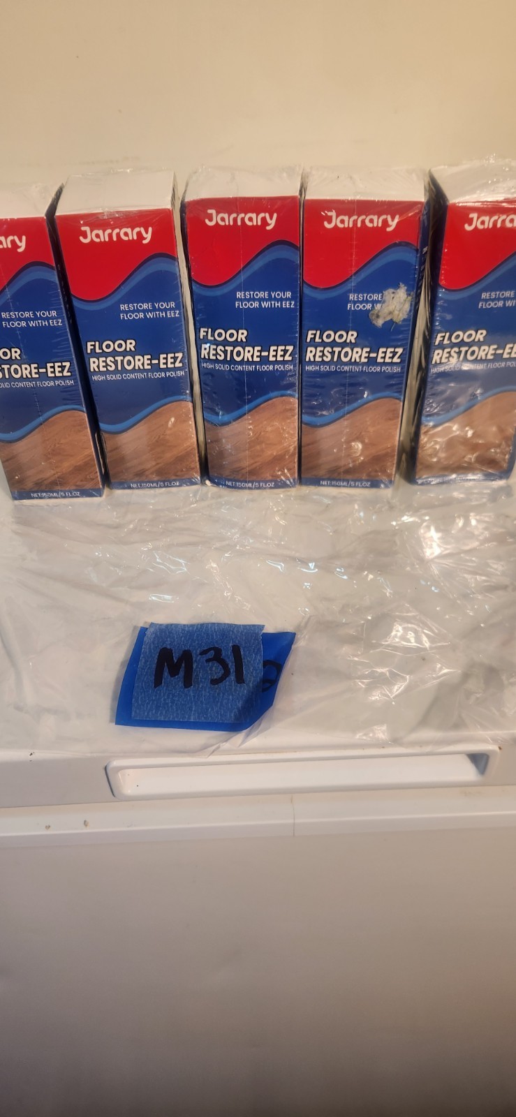Jarray Floor Restore-Eez High Solid Content Floor Polish Lot of 5 Shine & Protec