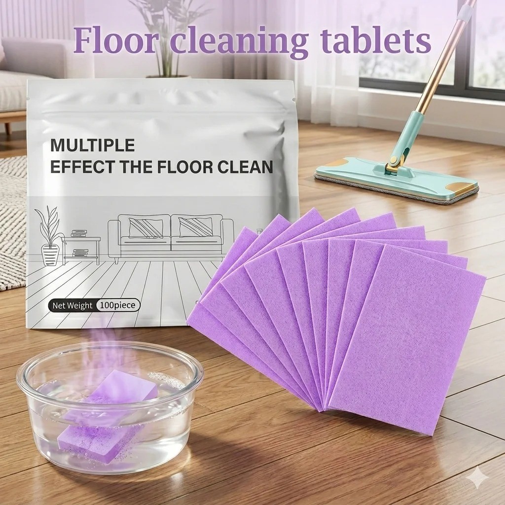 100pcs Multi-surface Floor Cleaning Tablets,Multiple Effect the floors Clean