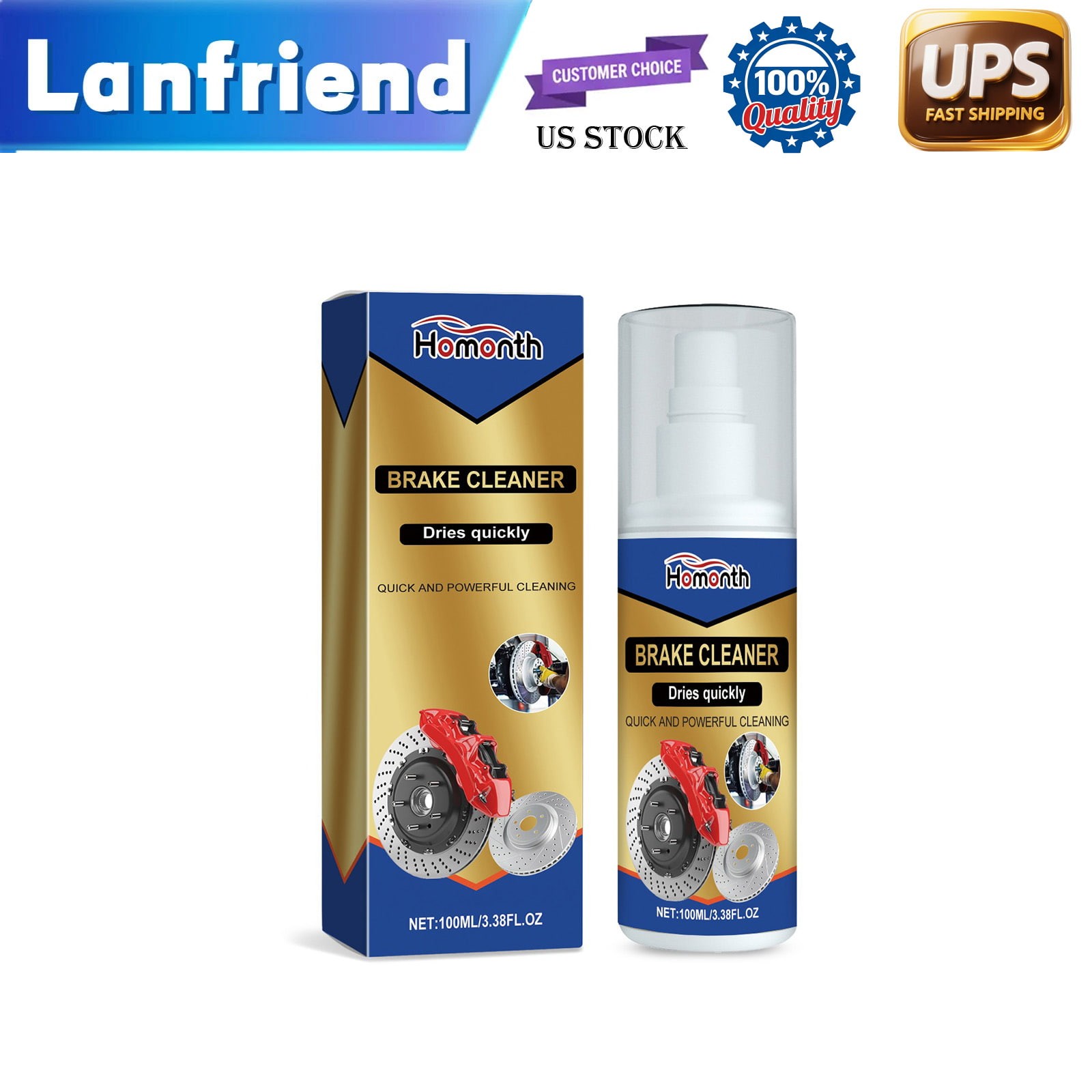 Car Brake Cleaner – Removes Oil Stains Vehicle Brake System Cleaning 🚗