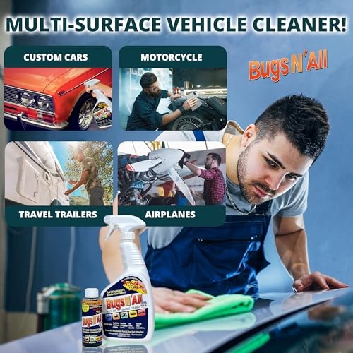 Bugs N’ All Multipurpose Car Cleaner & Degreaser Multi-Surface Car Cleaner 4 oz