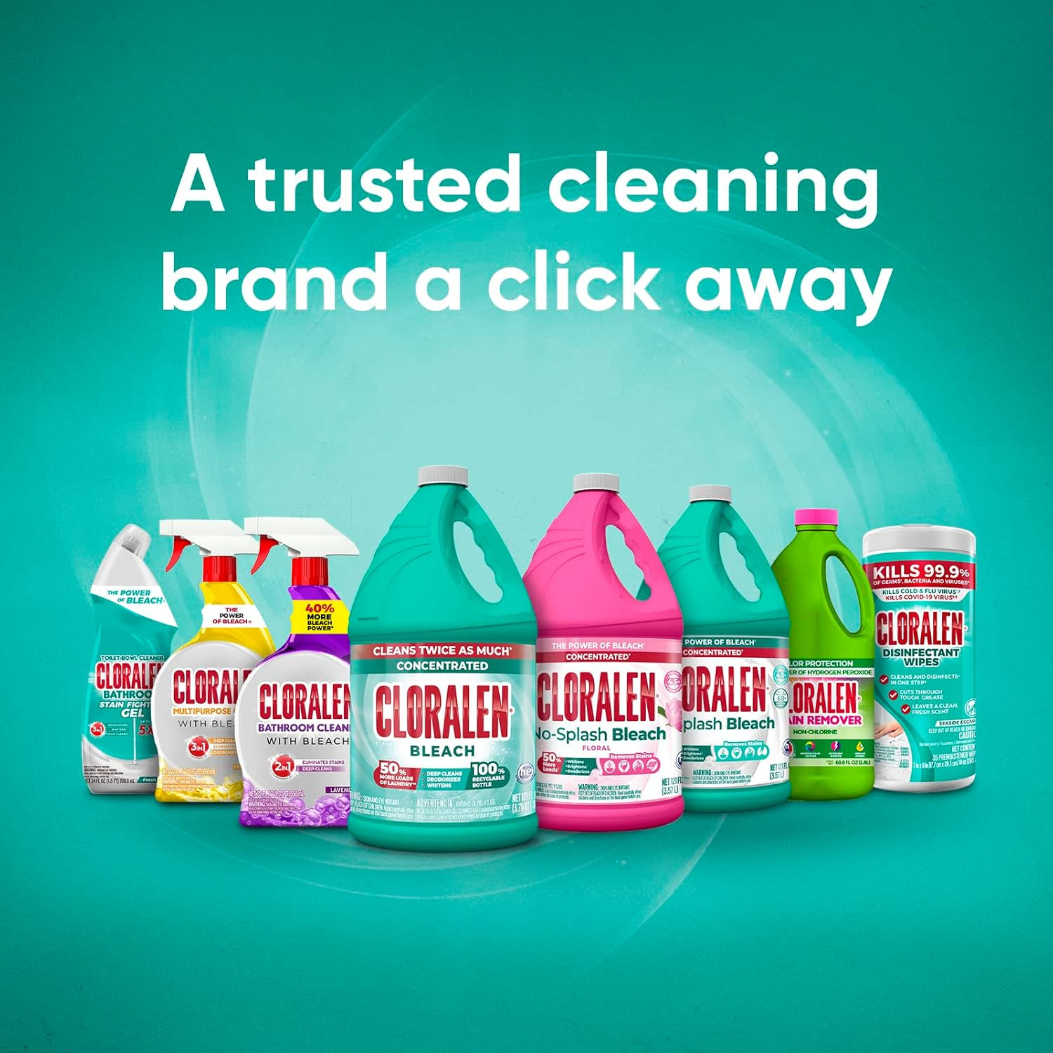 Household Cleaning Liquid Bleach – 32.12 fl oz – 3-in-1 Multipurpose Cleaner for
