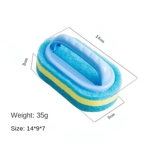 Cleaning Brush with Handle Dish Soap Scrubber for Kitchen Bathroom Tub