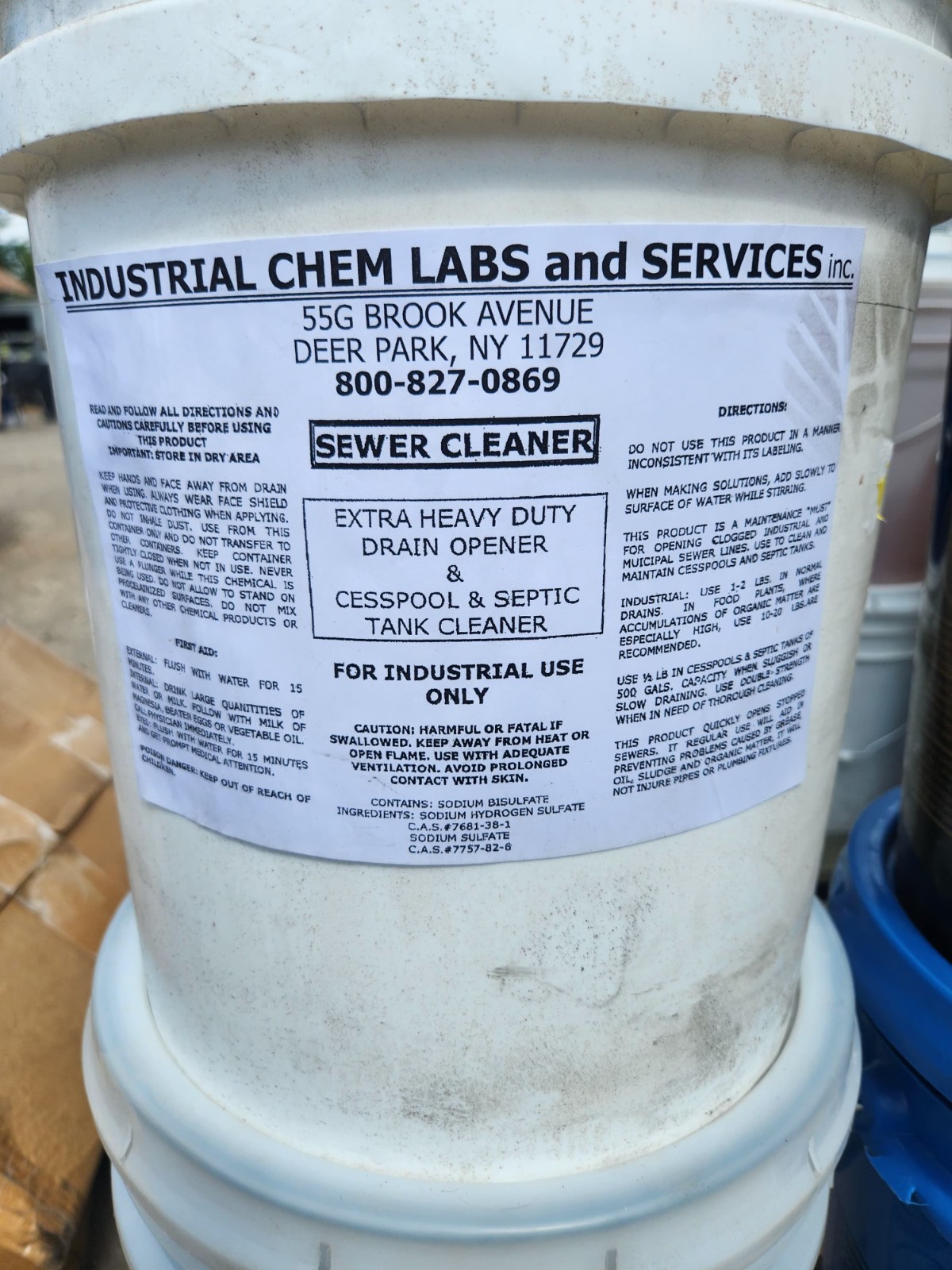 Industrial Chem Labs & Services. Cesspool & Septic 611zb