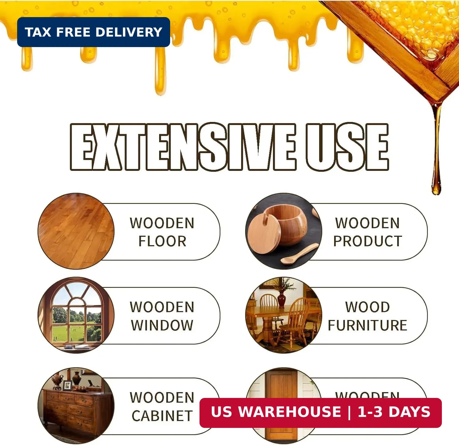 2PCS Natural Beeswax Spray, Beeswax Spray Cleaner, Furniture Polish,The Original