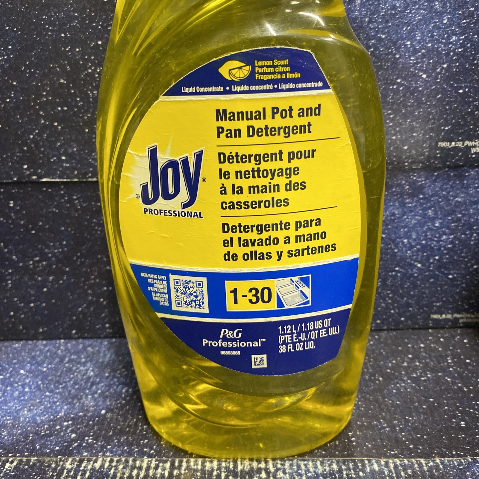 Joy Professional Manual Pot And Pan Detergent Lemon Scent Joysuds 38 Fl Oz