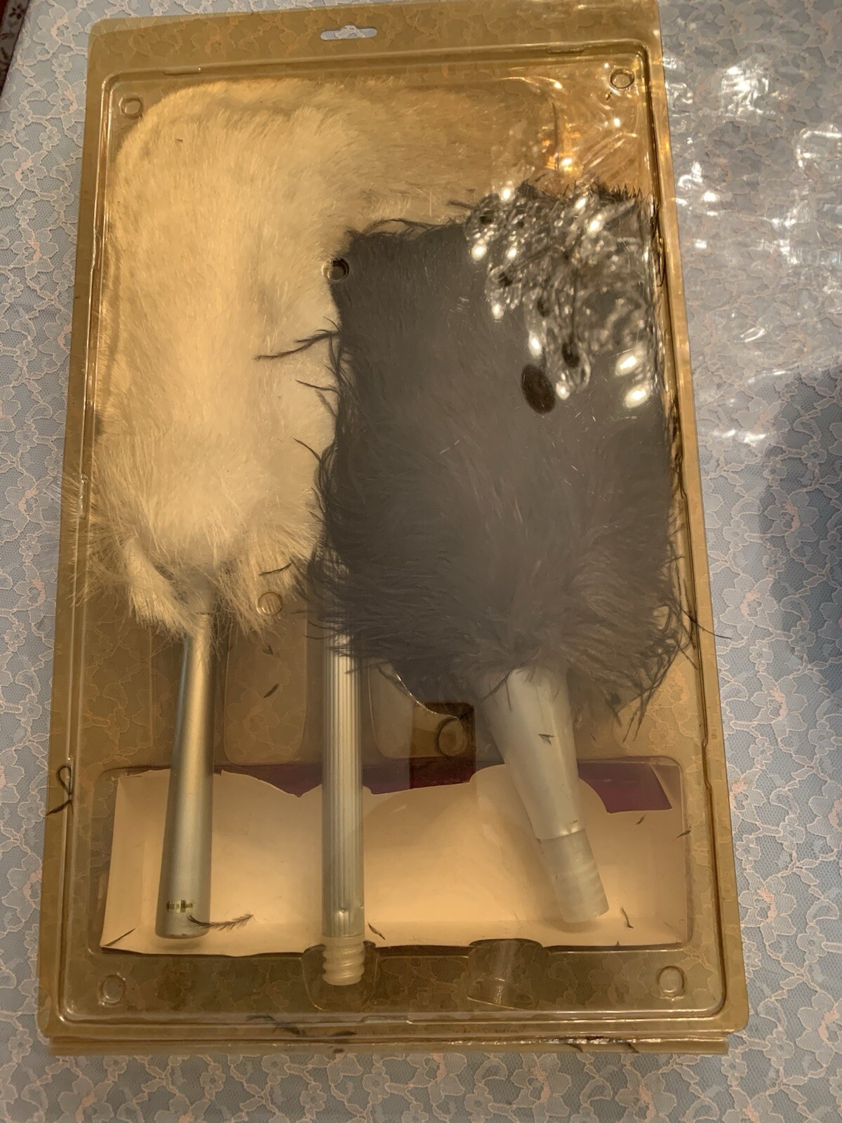 Household Dustings Kit Ostrich feather And Electrostatic duster Extension Pole