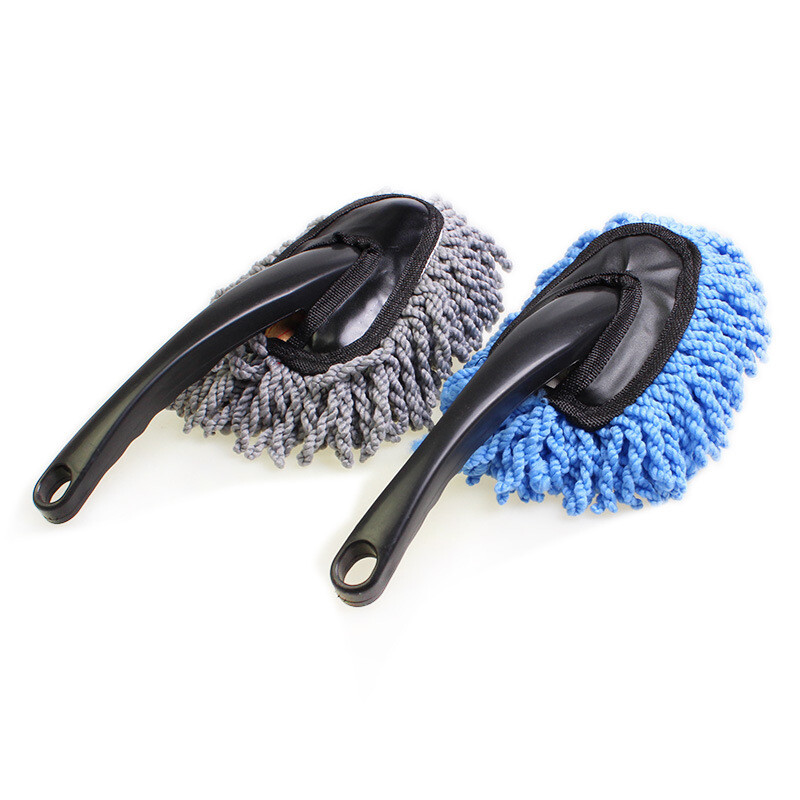 1Pc Super Soft Microfiber Car Dash Duster Brush Car Cleaning Home Kitchen C Gray
