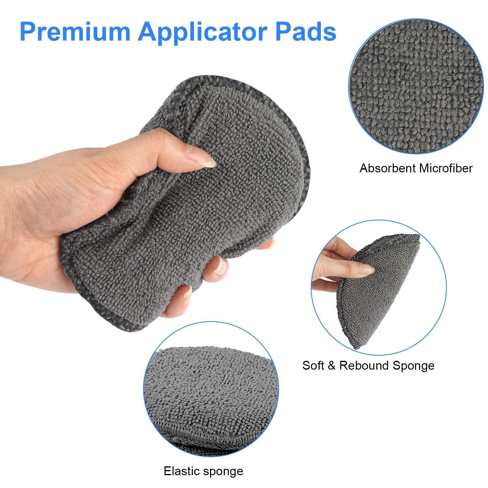 11 PCS Car Cleaning Kit Wash Detailing Set Wheel Brush Mitt Sponge Towels Tools
