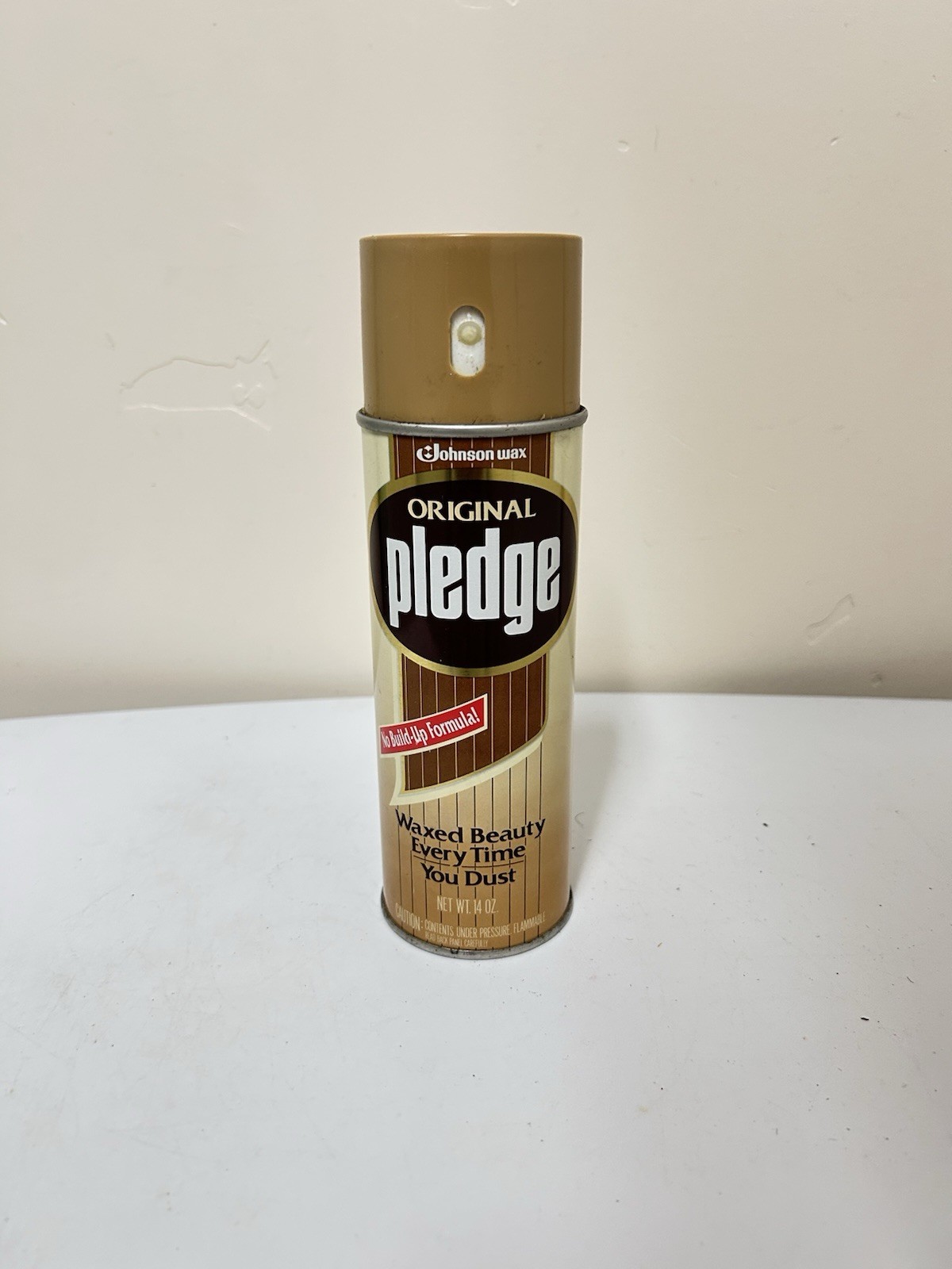 VTG 1988 Pledge S.C. Johnson & Sons Dusting Wax Aerosol Spray Can -Almost Full