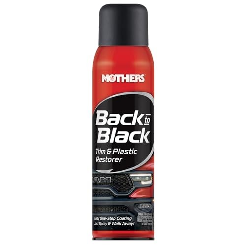 Mothers Back-to-Black Trim & Plastic Restorer Aerosol 10 oz – Car Exterior Care