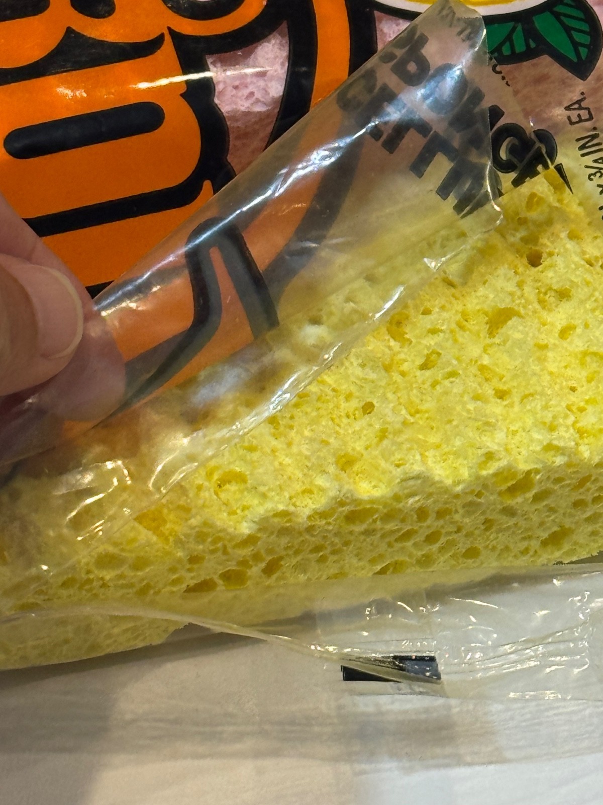 Vintage 1986 Magla Ridge Lemon Scented Cellulose Sponges – Open Package 3 Count