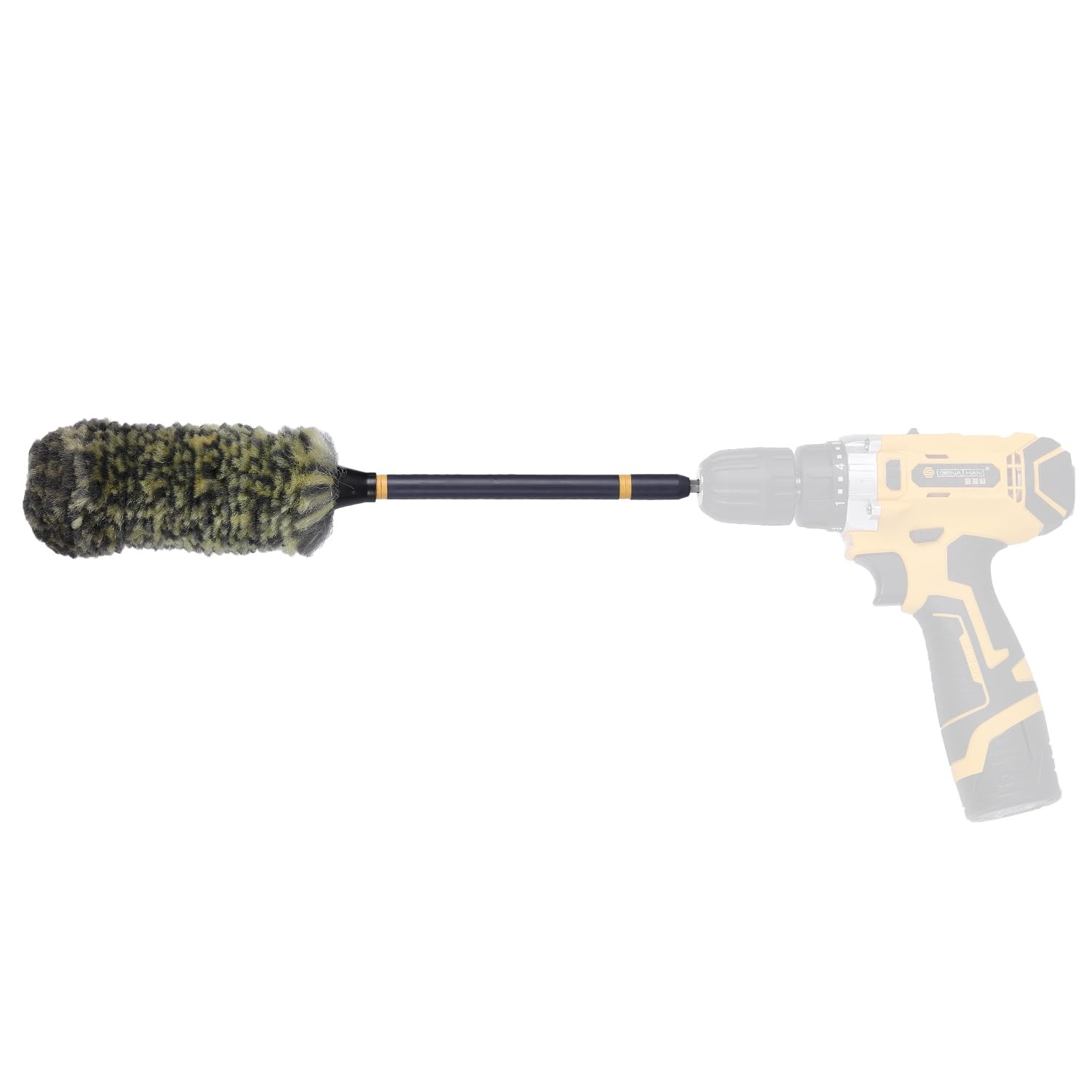 Mr. Detroit – 2pc Car Wash Kit Drill Wheel Brush and High-Performance Cleaner…