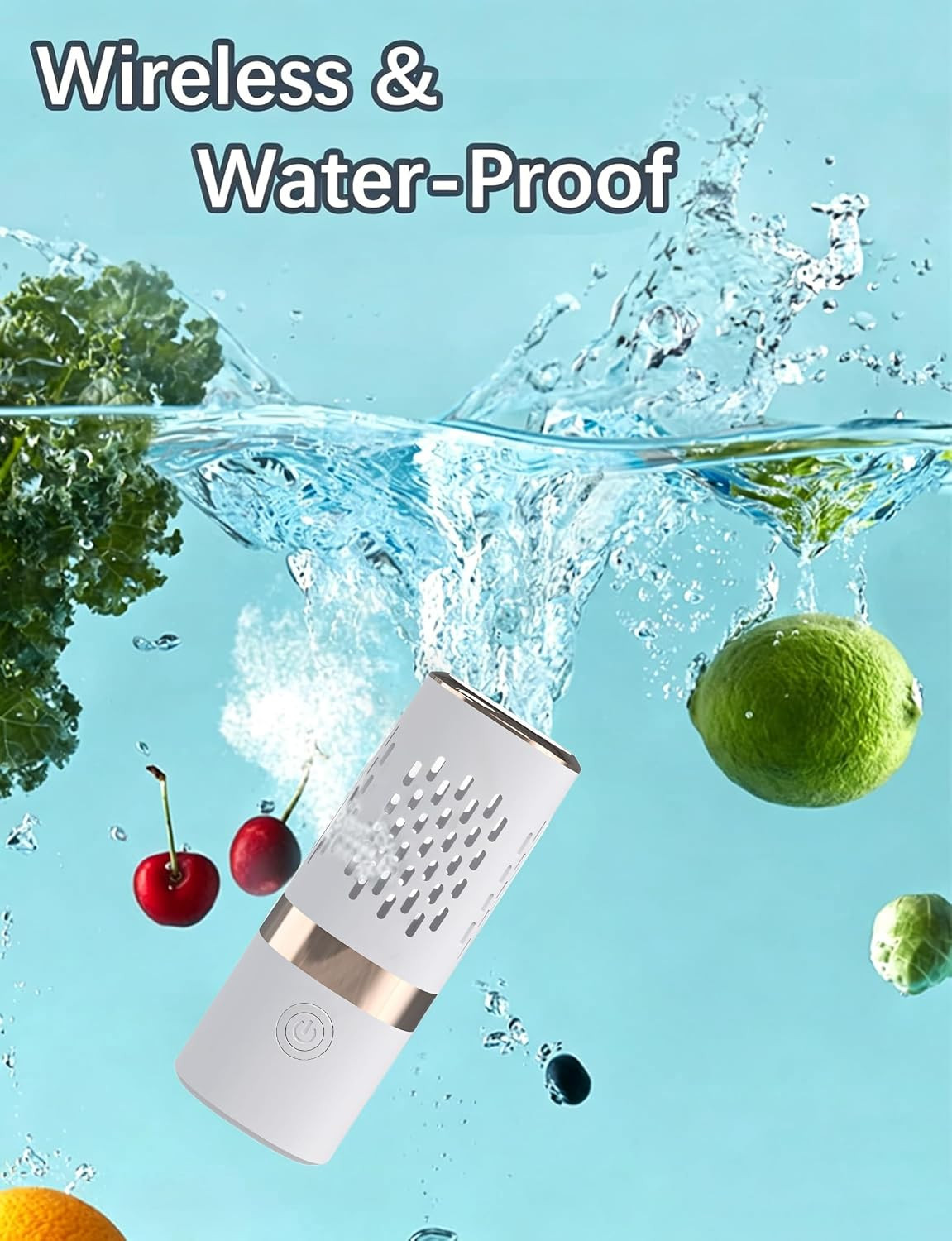 Vegetable and Fruit Cleaner Machine, Purified Water-Proof Fruit Cleaning Device