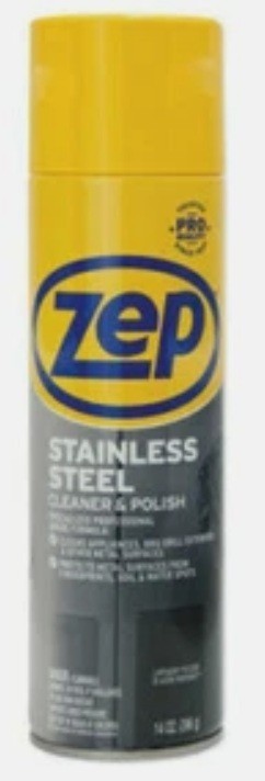 Zep Commercial Household Stainless Steel Polish Aerosol No excess residue Lot