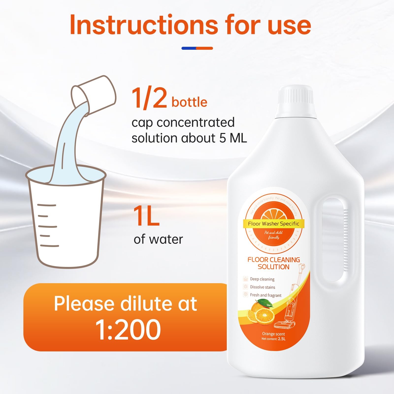 Floor Cleaning Solution Compatible With Tineco/Bissell/Dreame And Shark, Frag…