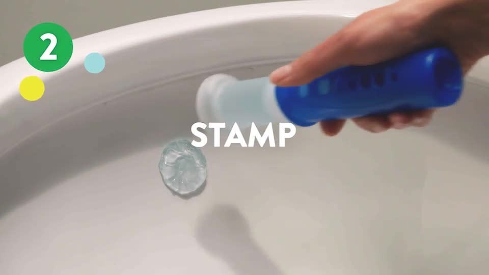 Scrubbing Bubbles Fresh Gel Toilet Cleaning Stamp,Rain shower,Dispenser 4 Refill