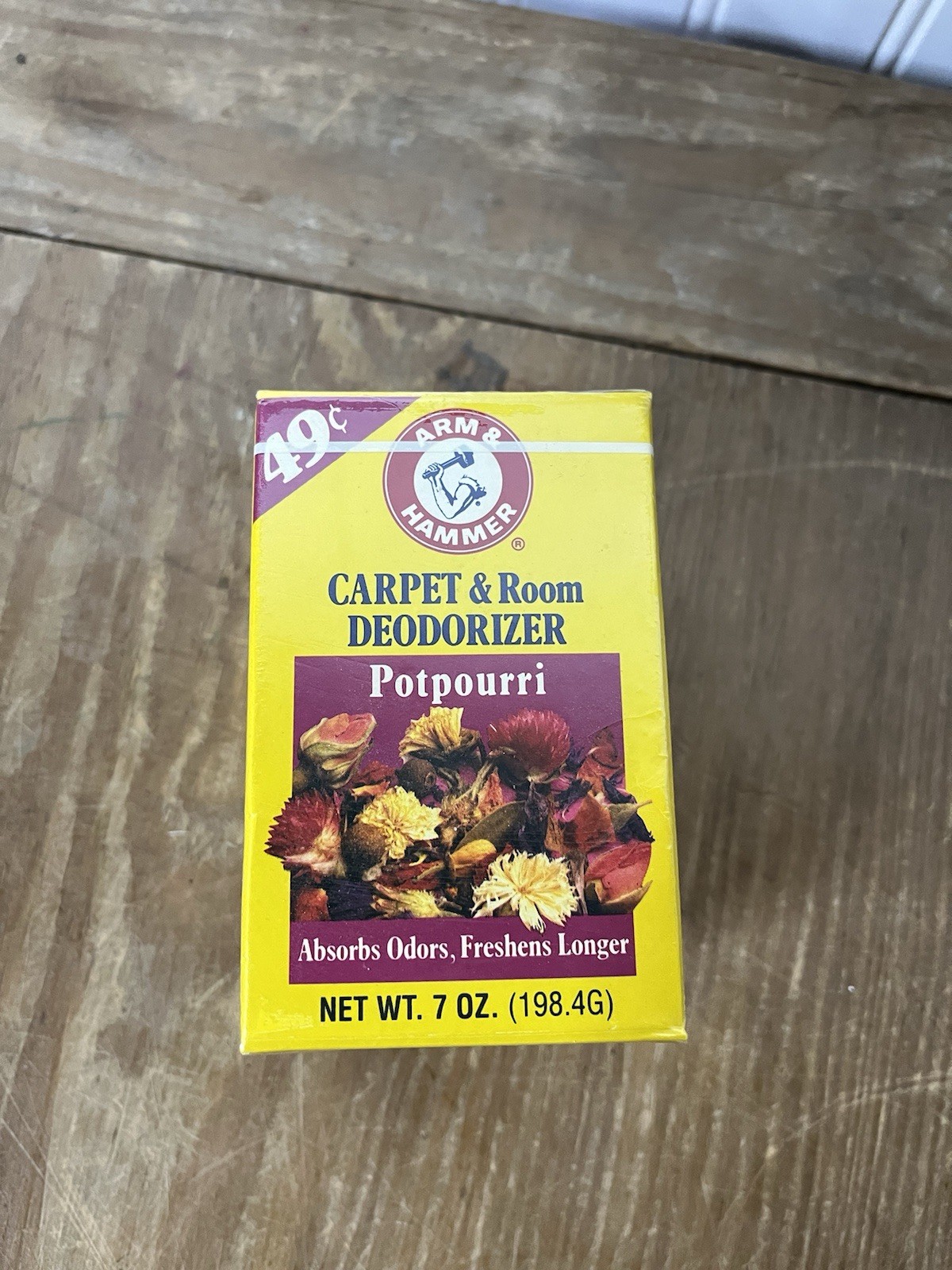 Vintage 1990 Arm And Hammer Capet & Room Deodorizer Potpourri 7oz NOS