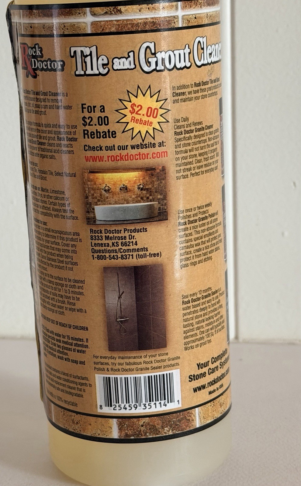 Rock Doctor Tile & Grout Cleaner 24 FL OZ