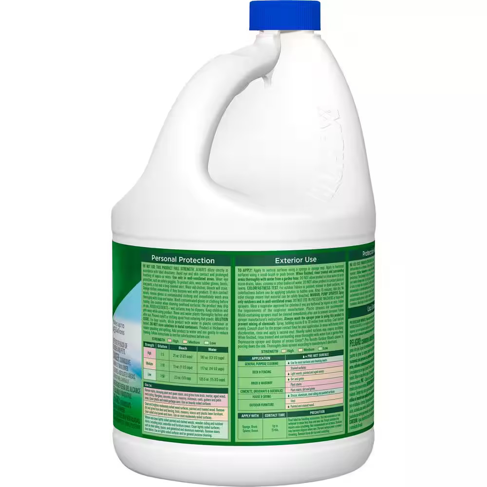 121 Oz. Pro Results Concentrated Liquid Outdoor Bleach Cleaner