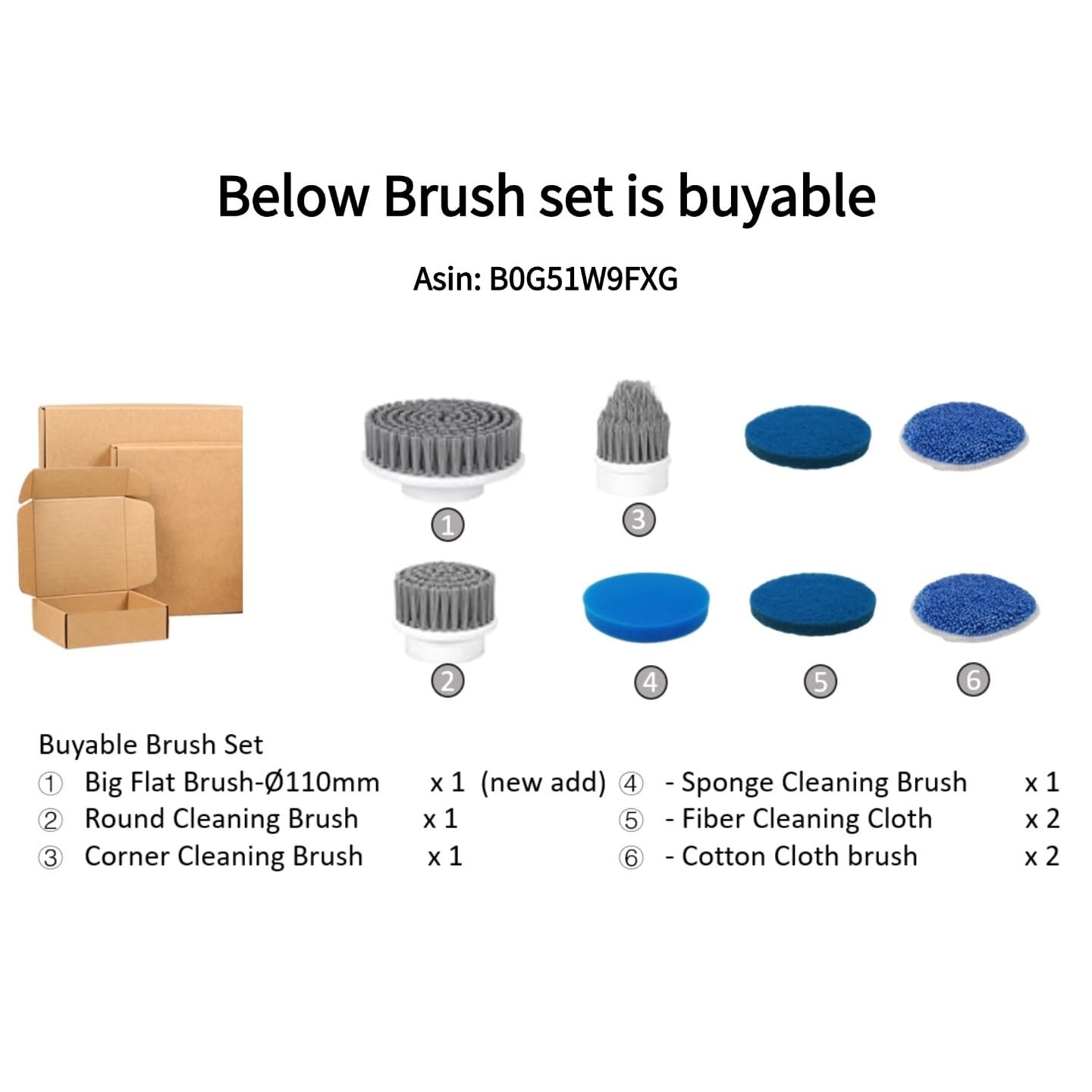 Electric Spin Scrubber Full-Body IPX7 Waterproof Cordless Bathroom Cleaning B…