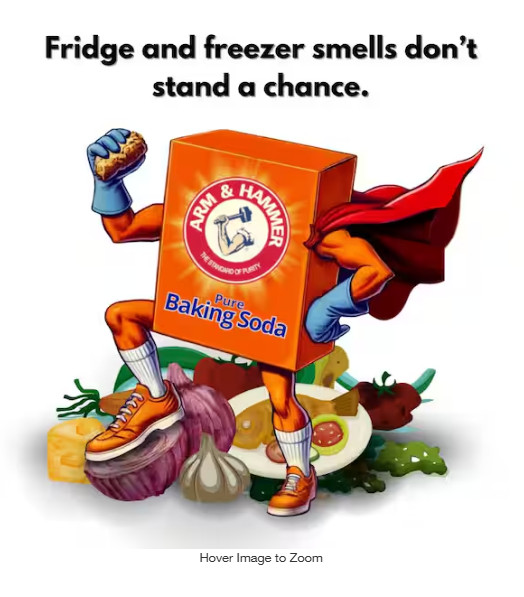 14 oz. Baking Soda Fridge-N-Freezer Odor Absorber (4-Pack)