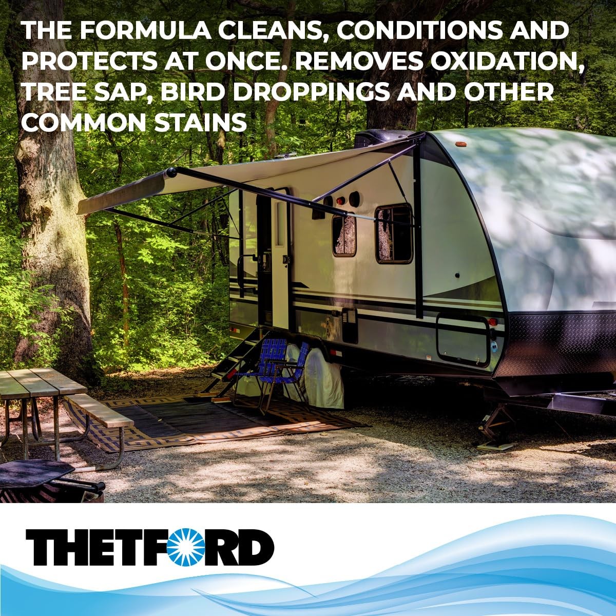 32512 Premium RV Rubber Roof Cleaner and Conditioner-32, 32 fl. oz