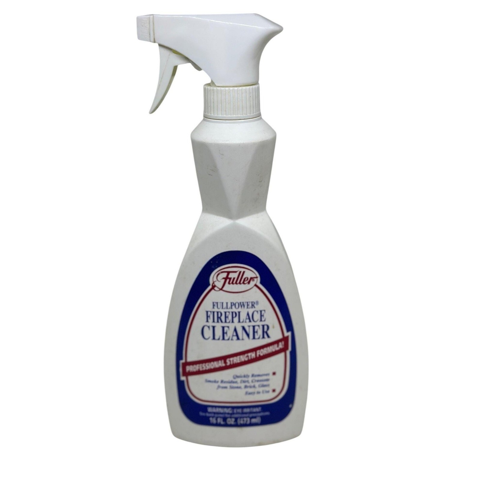 NOS VTG Fuller Fullpower Fireplace Cleaner – 16 oz Spray Bottle, Rare Household