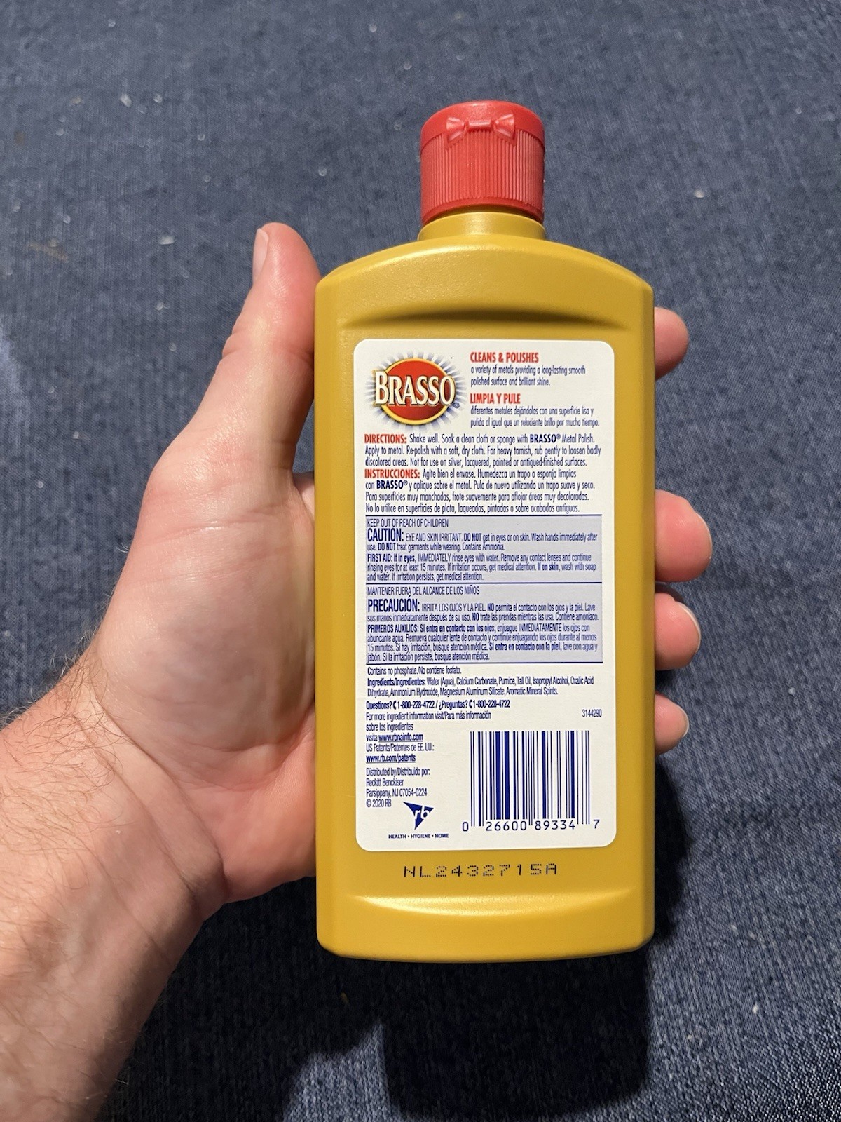 NEW Brasso-2660089334 Multi-Purpose Metal Polish, 8 oz(FAST SHIPPING)