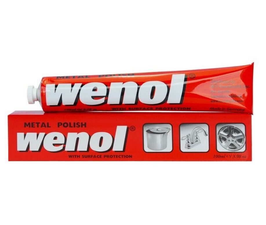 Wenol Metal Polishing Cream Cleans&polishes Brass Copper Stainless Steal Chrome