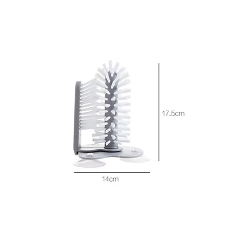 Cup Scrubber Glass Cleaner Lazy Bottles Brush Sink Kitchen Accessories 2 in 1 Dr