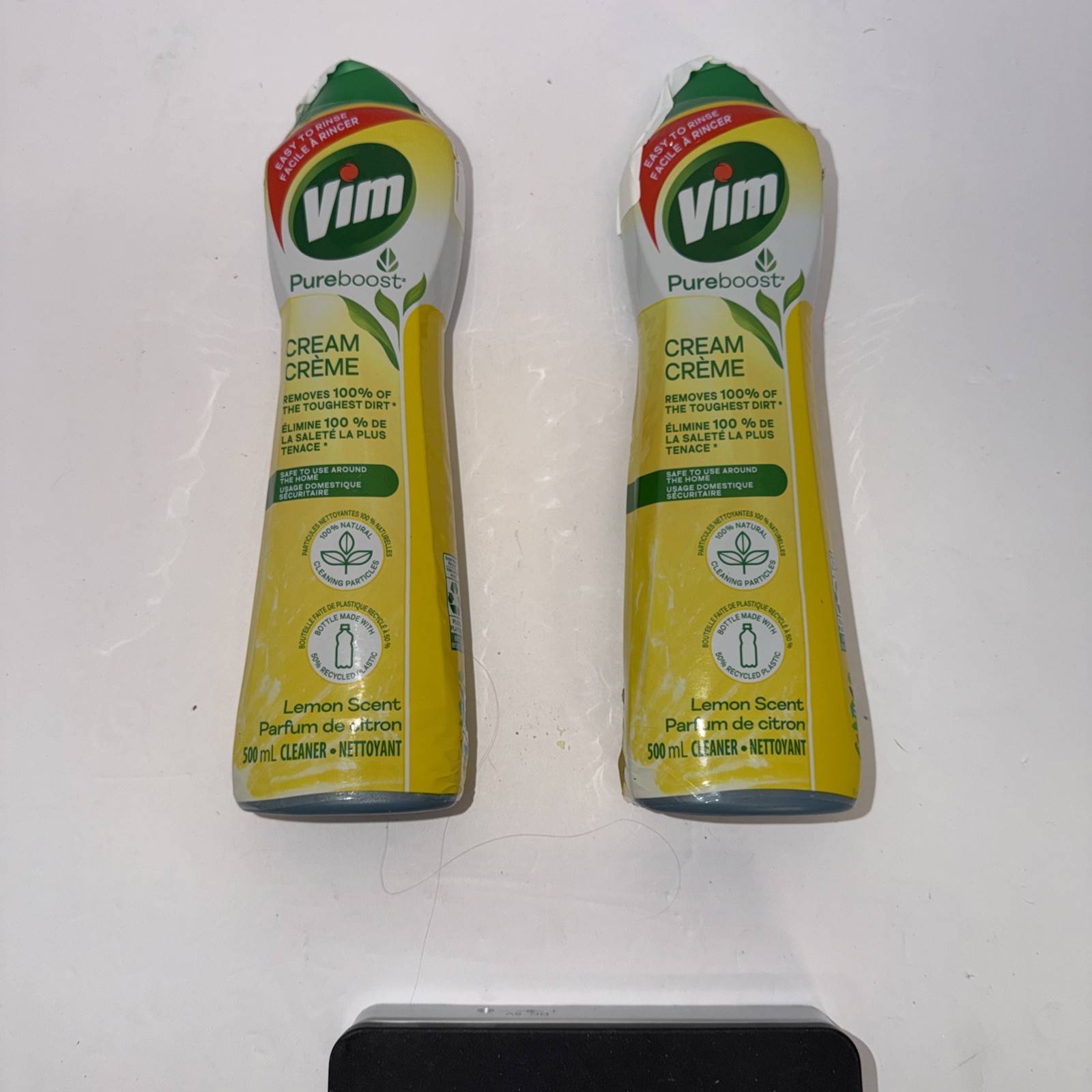2 X Vim LEMON SCENT Multi-Purpose CREAM Cleaner 2 500ML Bottles