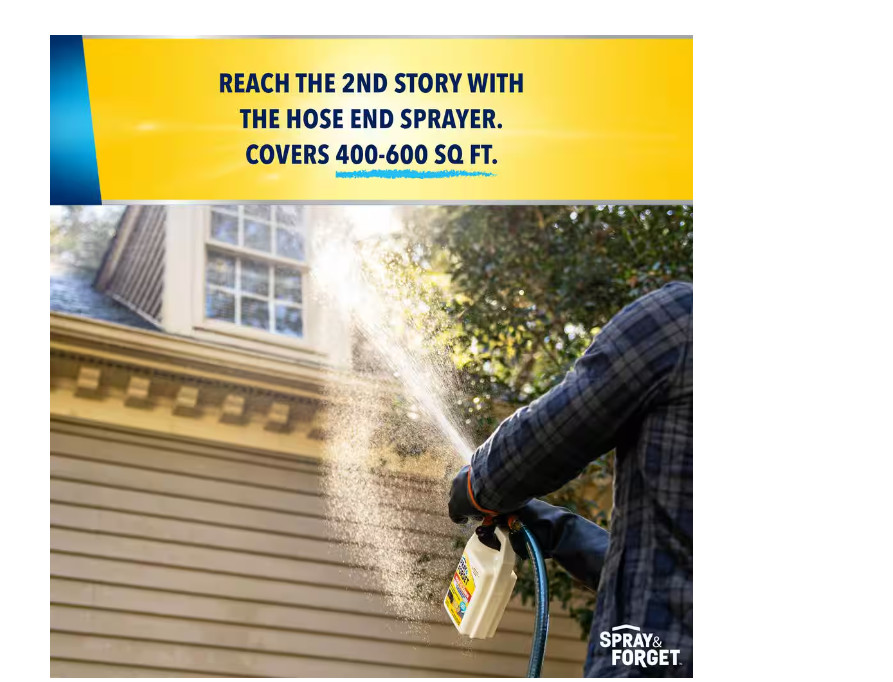 Spray & Forget 32oz – Super Concentrated Revolutionary Roof Cleaner