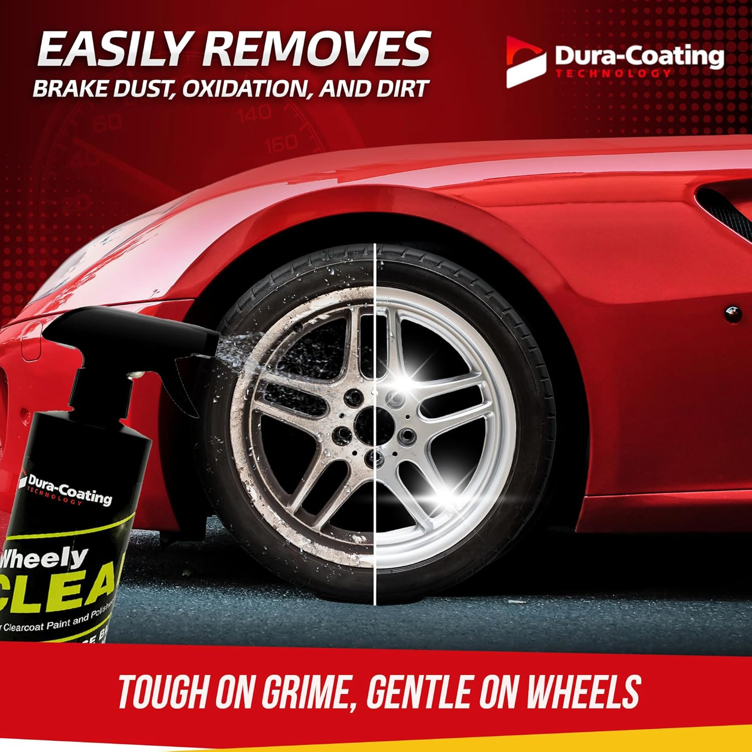 DURA-COATING TECHNOLOGY Wheely Clean – Professional Wheel Cleaner Spray – Ready-