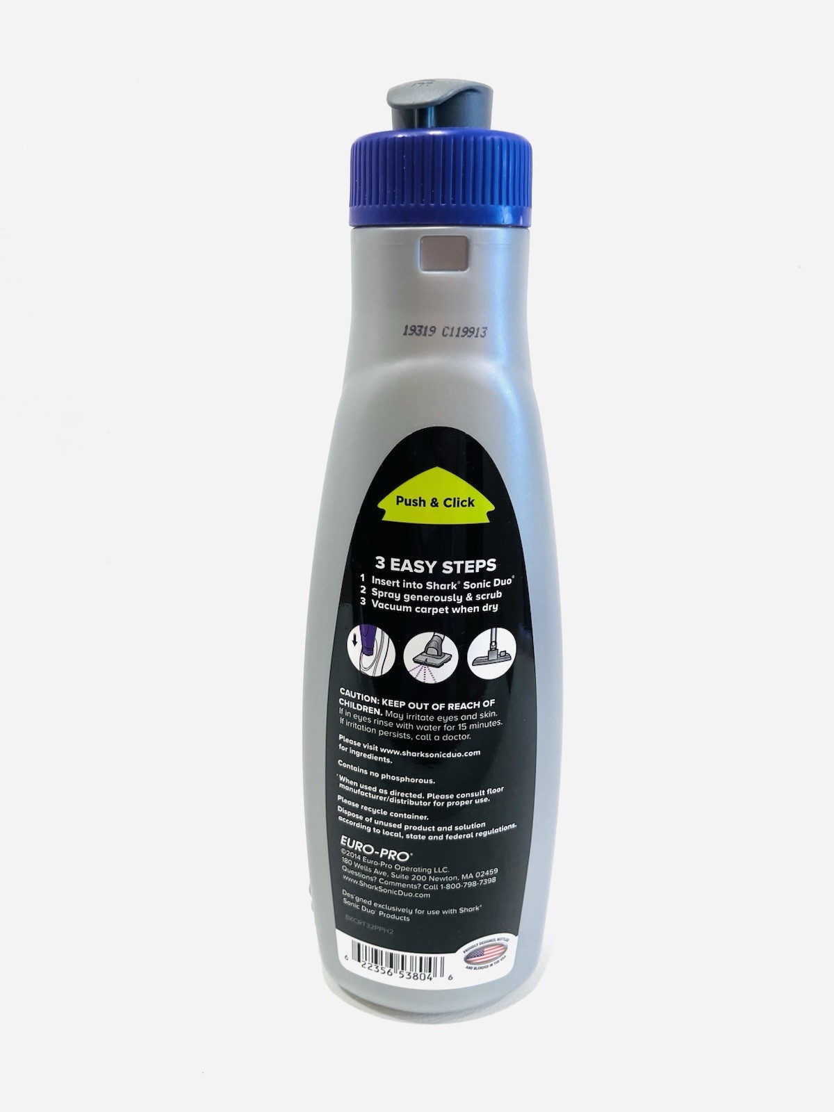 Shark Carpet Buddy No Rinse Carpet Cleaner English Lavender 32oz, Discontinued