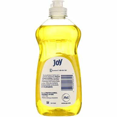 Lemon Scented Dishwashing Liquid 12.60 oz – Pack of 8 for Effective Cleaning