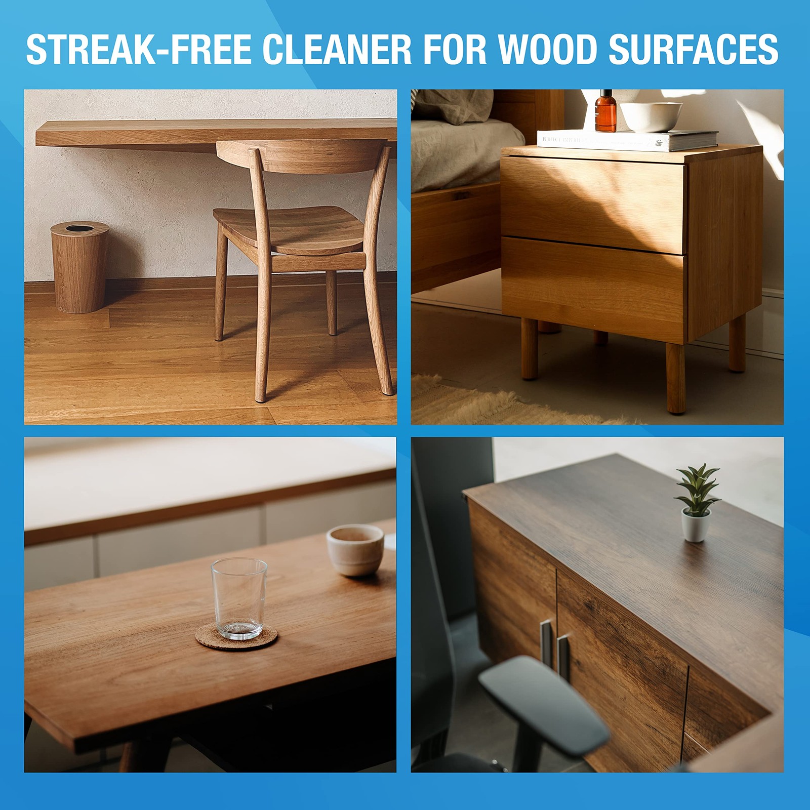 for Wood Surfaces Remove Dirt and Grime Buildup Clean Protect and Polish Cabi…