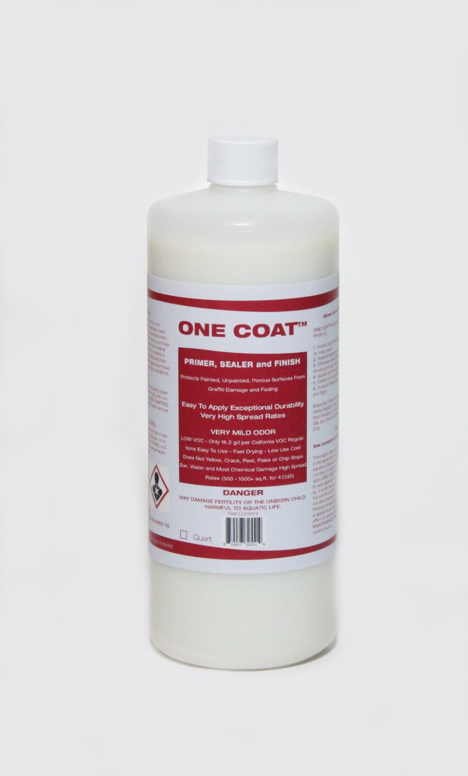 ONE COAT™ Water Based Primer/Sealer/Finish