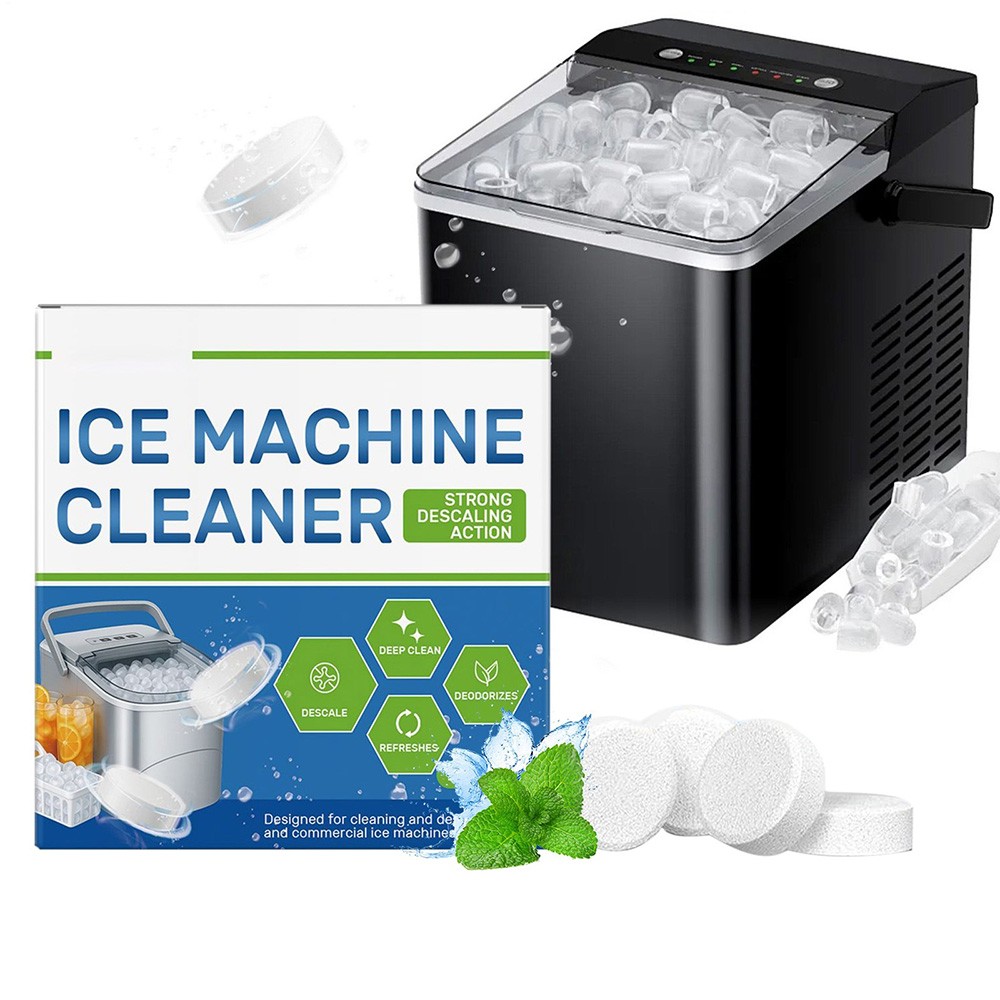 Ice Machine Cleaner Maker Descaler 12PCS Clean Tablets Gentle Cleaning&Descaling