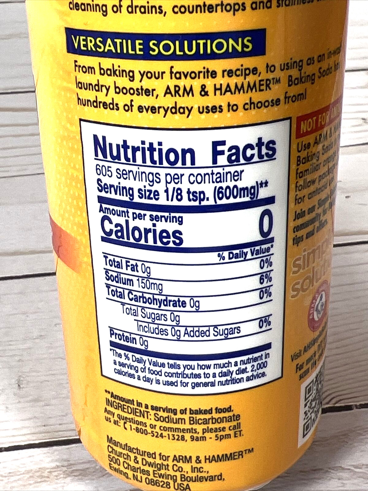 Arm & Hammer Pure Baking Soda 12oz Refillable Shaker Bottle (2 Pack)