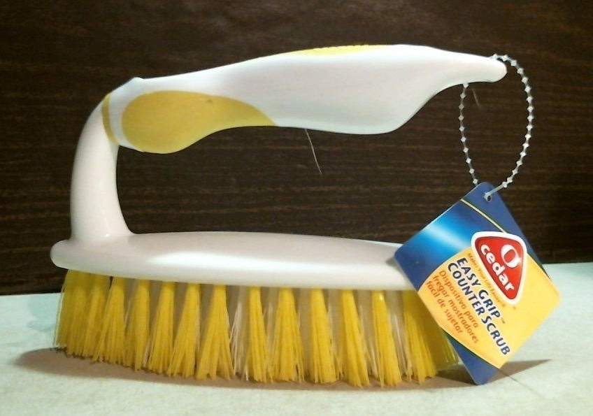 O’Cedar 03120 Easy Grip Counter Scrub Brush FREE SHIPPING