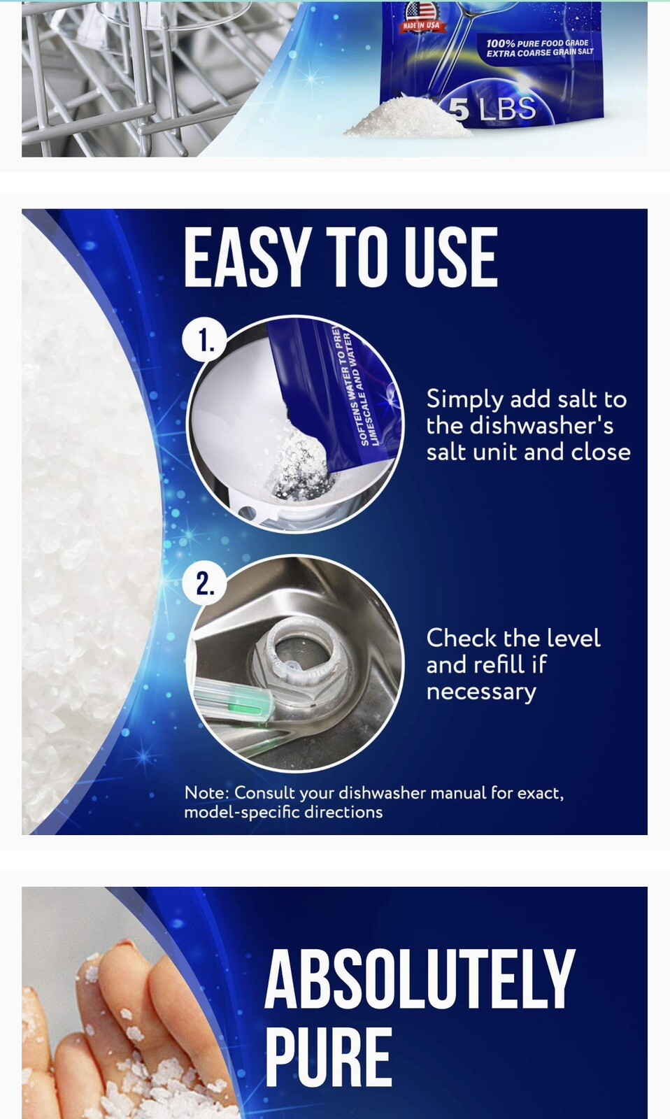Impresa Dishwasher Salt 5 Lb Bag 1 Pack