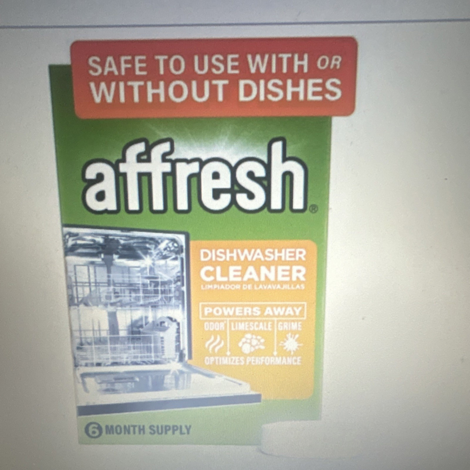 affresh Dishwasher Cleaner Tablets 6 Month Supply Powers Away Odor & Grime