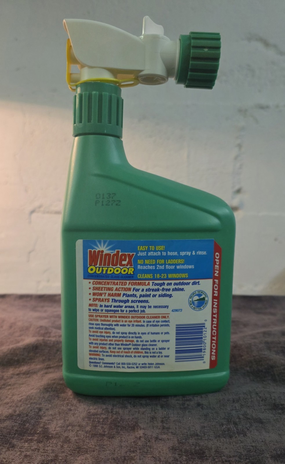 BTG Windex Outdoor Concentrated Glass Cleaner 32oz 1997