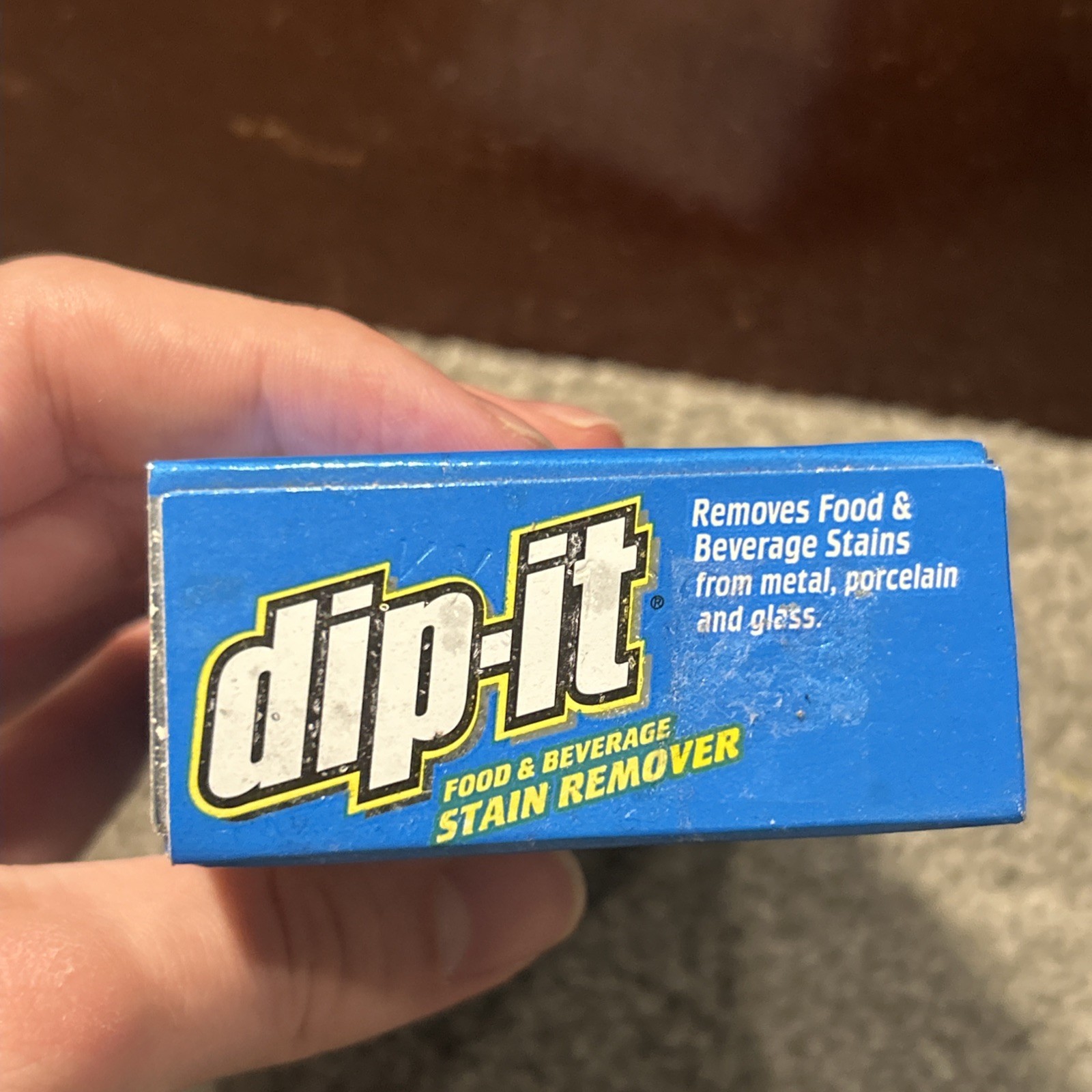 X3 Dip-It Food & Beverage Stain Remover for Metal, Porcelain & Glass, 5oz
