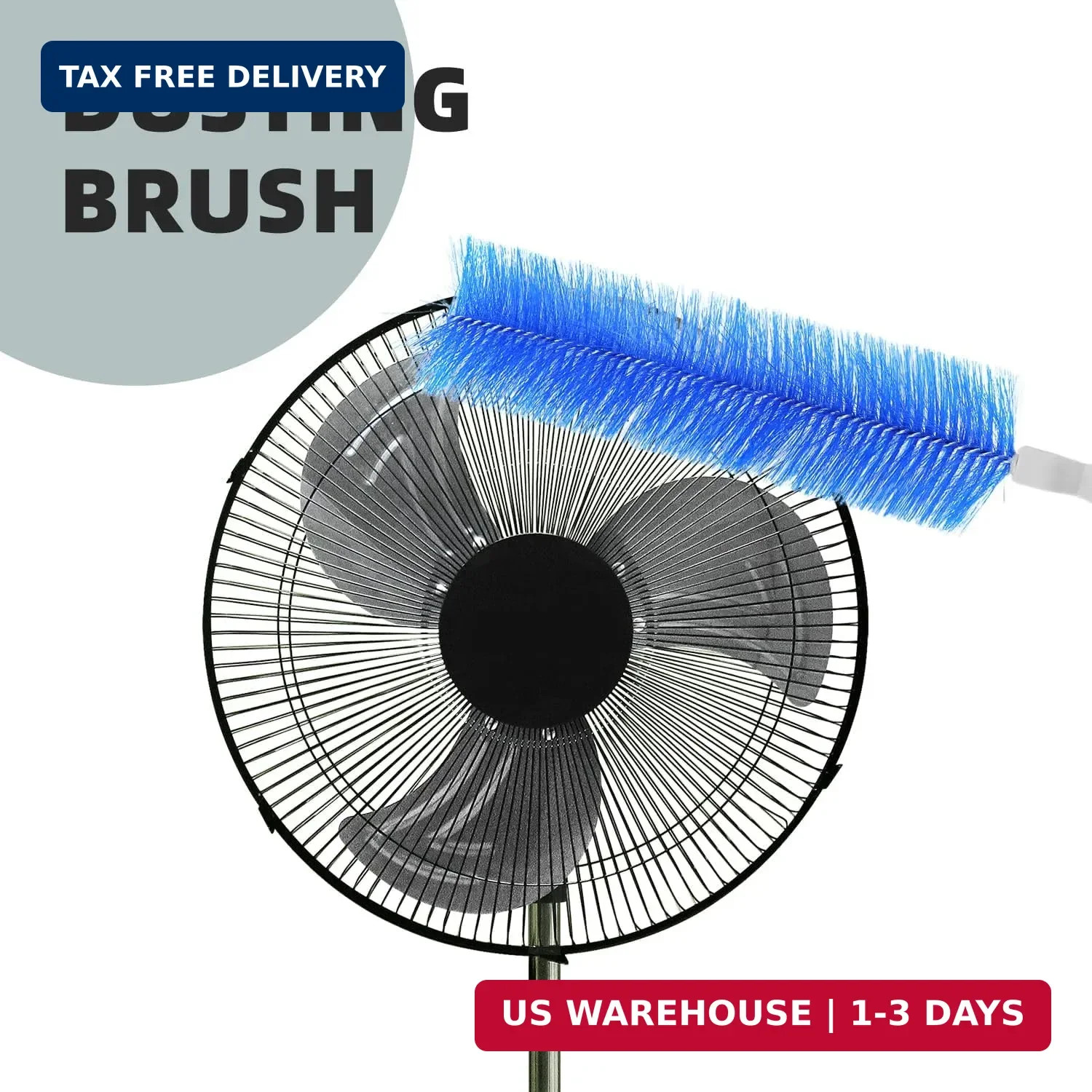 Fan Brush, 2PCS Fan Cleaning Brush Reusable Removes Dirt from Fans, Air Condi…