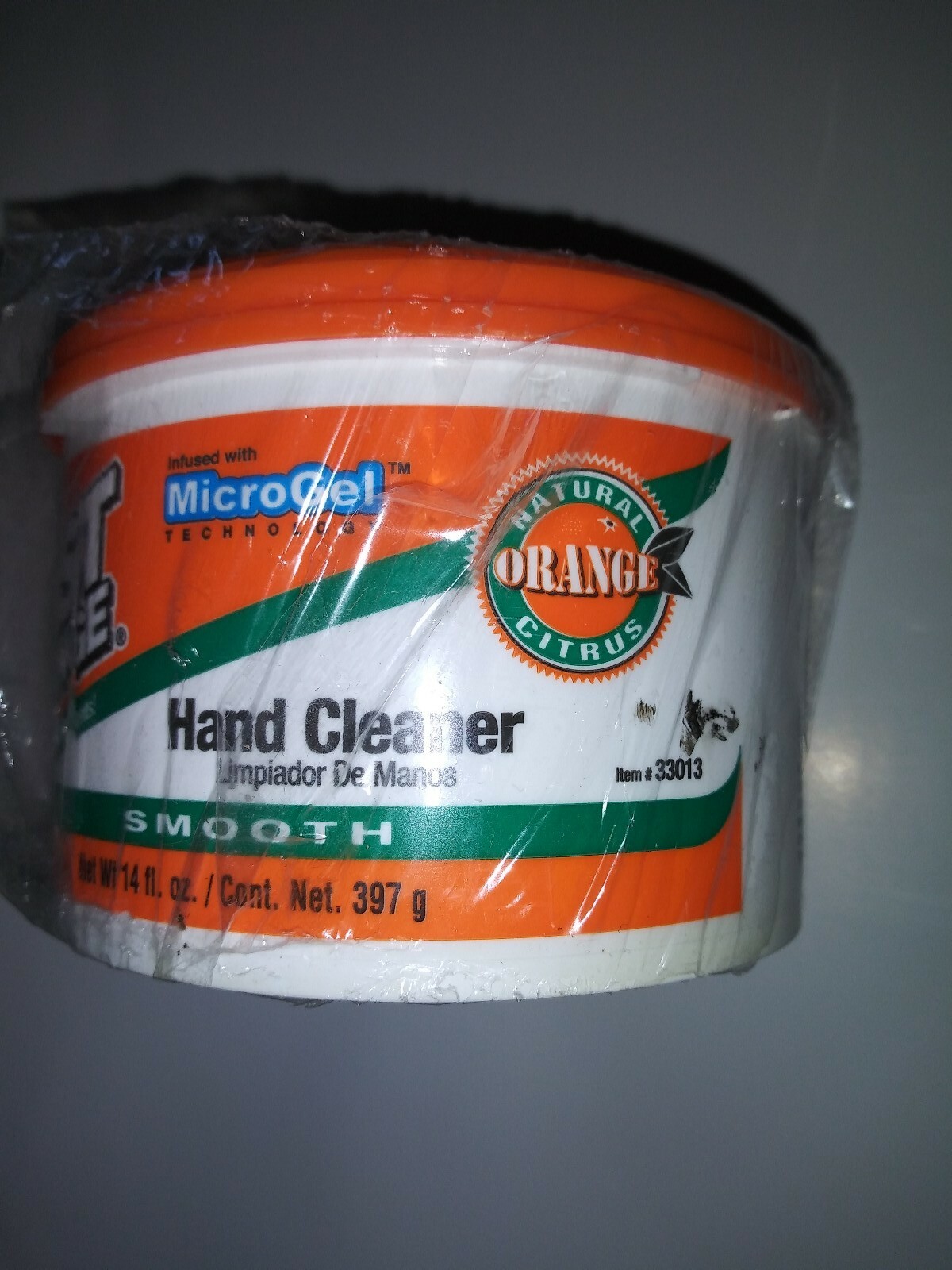 Fast Orange Smooth hand cleaner 14oz. Infused with MicroGel Technology.