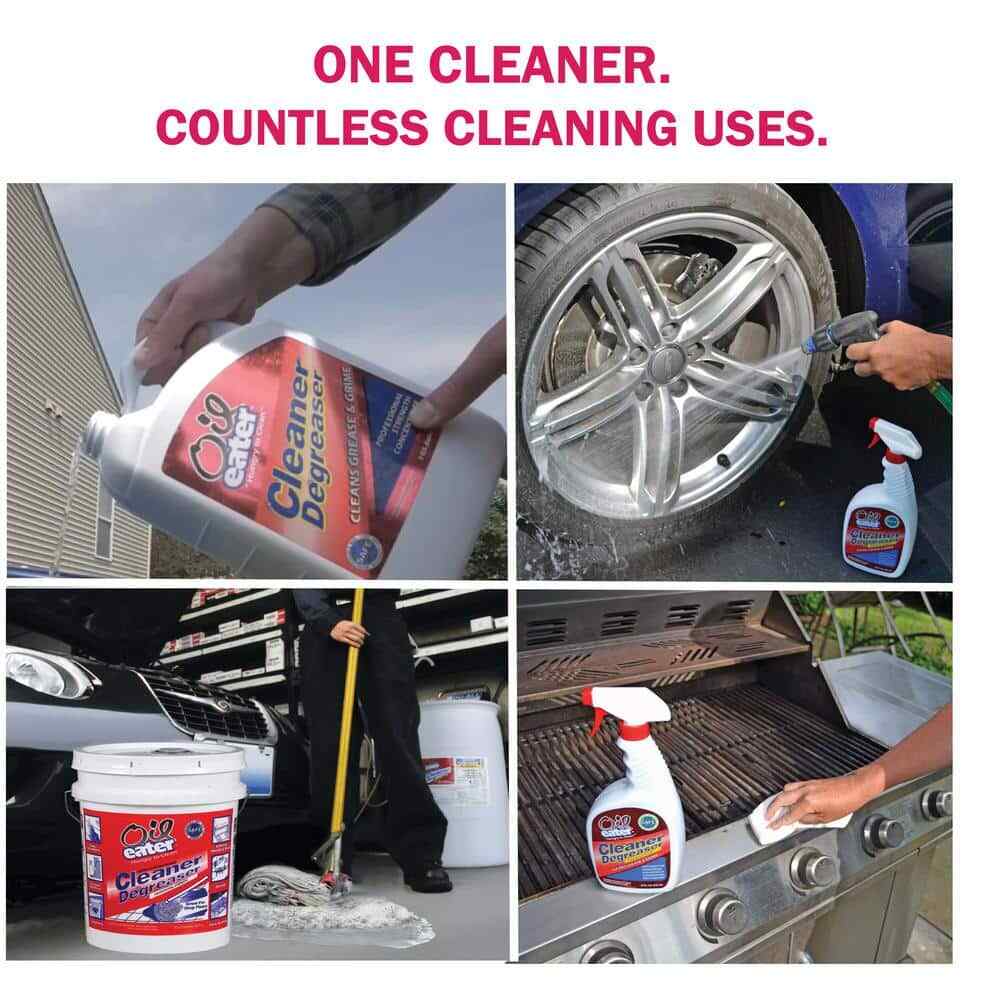 Oil Eater Cleaner Degreaser 1 Gal Color Safe Non Corrosive Concentrated Liquid