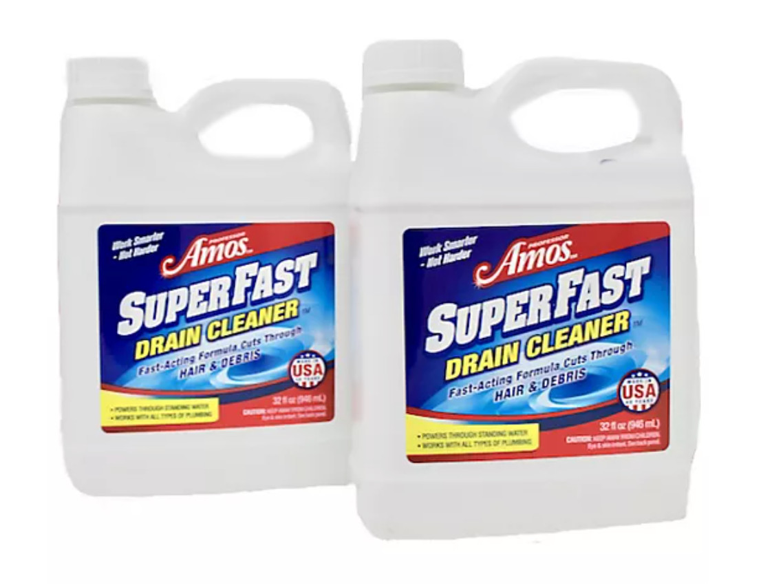 Professor Amos Set of 2 32oz SuperFast DrainCleaner