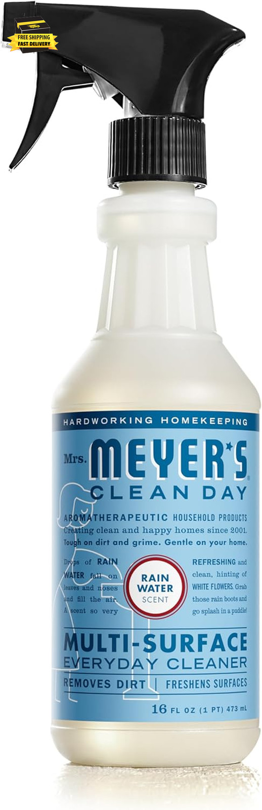 CLEAN DAY Multi-Surface Everyday Cleaner, Rain Water Scent, 16 Ounce Bottle ⭐️⭐️